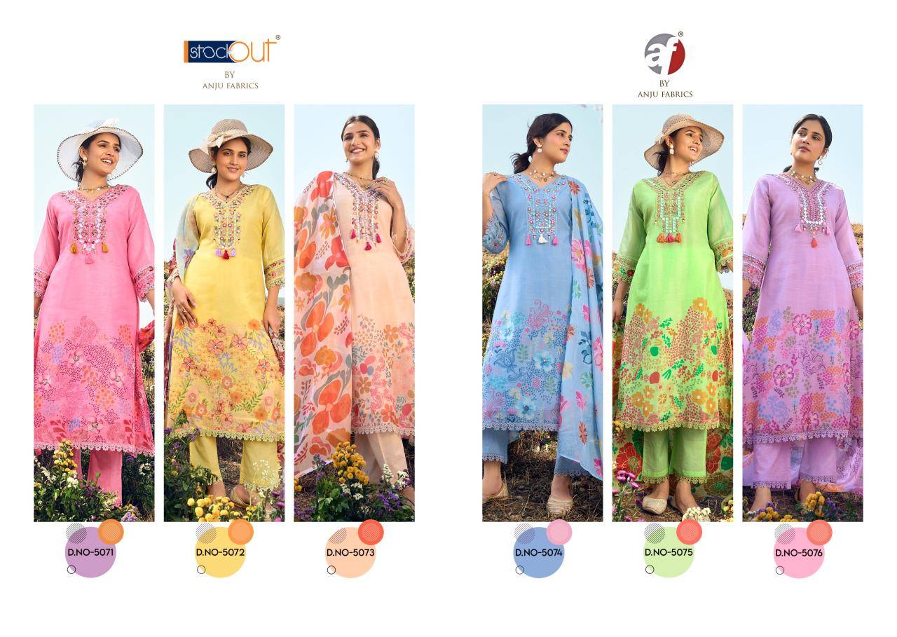 Anju fabrics rhythm vol 2 Kurti exporter in Ahmedabad